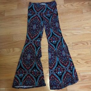 Boho flare pants